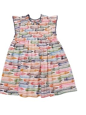 Pink Chicken Stevie Dress Colorful Pencil Print NWT Size 2Y